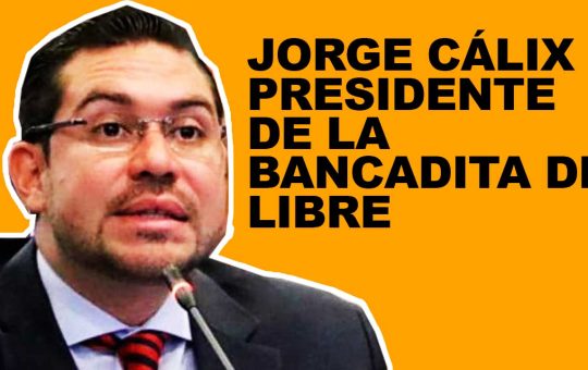 Jorge Cálix sería el jefe de bancada del Partido Libertad y Refundación