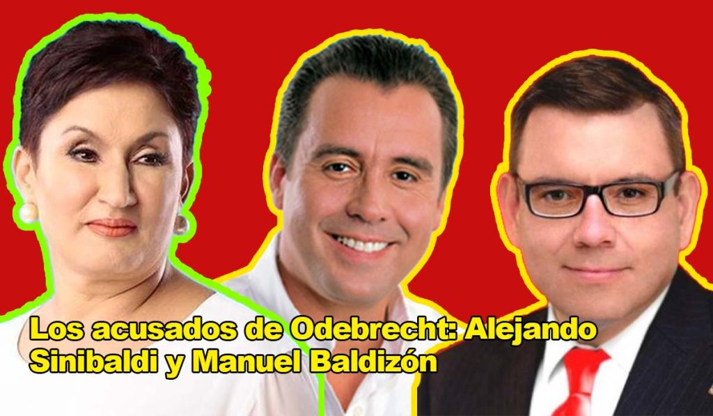 Los acusados de Odebrecht: Alejando Sinibaldi y Manuel Baldizón